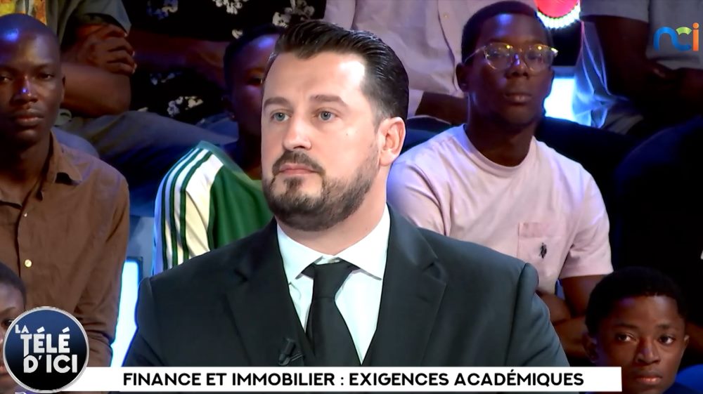 Antoine Bertheux sur le plateau de l'émission